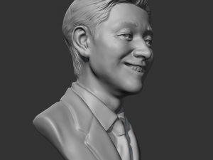 salesman bust 3d print model 3D-printmodel