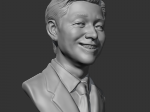 salesman bust 3d print model 3D-printmodel