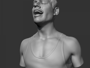 freddie mercury 3d print model Modèles 3D en vedette
