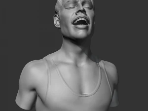 freddie mercury 3d print model 3D Print Model