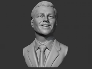 Leonardo Dicaprio 3D-printmodel 3D printmodel
