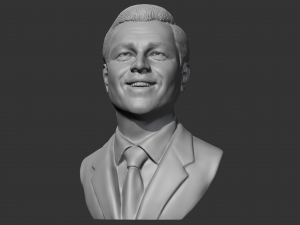 Leonardo Dicaprio 3D print model Model Cetak 3D