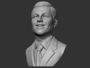 Leonardo Dicaprio 3D print model Model Cetak 3D