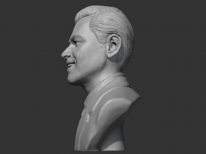 Leonardo Dicaprio 3D print model Model Cetak 3D