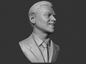 Leonardo Dicaprio 3D print model Model Cetak 3D