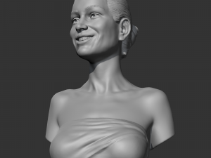 Angelina Jolie 3D print model 3D प्रिंट मॉडल