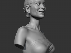 Angelina Jolie 3D print model 3D प्रिंट मॉडल