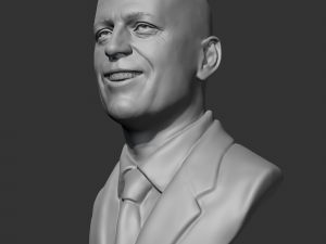 Bruce Willis 3D print model Model Cetak 3D