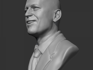 Bruce Willis 3D print model Model Cetak 3D
