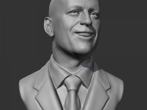 Bruce Willis 3D print model Model Cetak 3D
