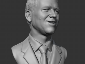 Russell Crowe 3D print model Modello di stampa 3D