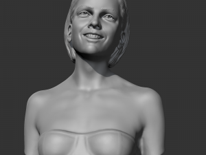 Emma Watson 3D print model 3D Druckmodell