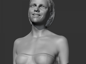 Emma Watson 3D print model 3D Druckmodell
