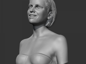 Emma Watson 3D print model 3D Druckmodell