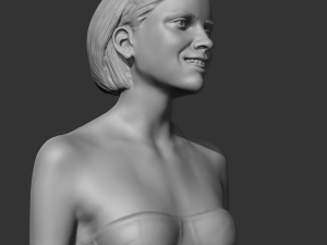 Emma Watson 3D print model 3D Druckmodell