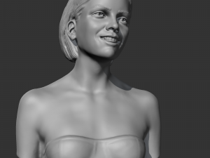 Emma Watson 3D print model 3D Druckmodell