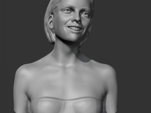 Emma Watson 3D print model 3D Druckmodell