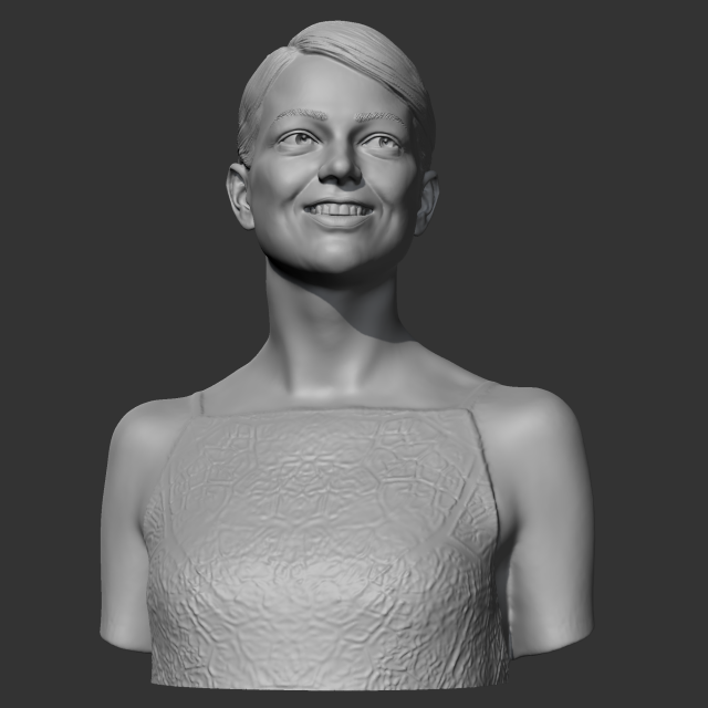 Emma Stone 3D print model 3D Print Model .c4d .max .obj .3ds .fbx .stl .blend 