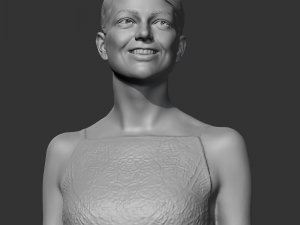 Emma Stone 3D print model 3D Print Model