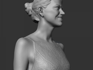Emma Stone 3D print model 3D Print Model