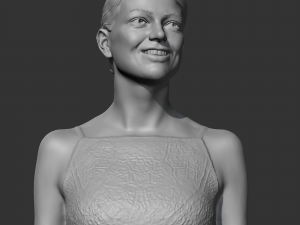 Emma Stone 3D print model 3D Print Model