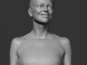 Emma Stone 3D print model 3D Print Model