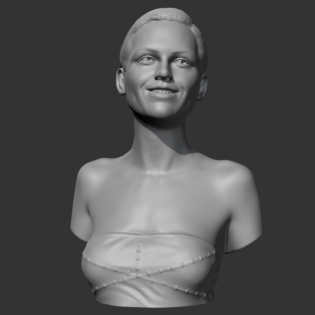 Kirsten dunst 3D print model Model do druku 3D .c4d .max .obj .3ds .fbx .stl .blend 