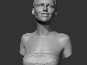 Kirsten dunst 3D print model Model do druku 3D