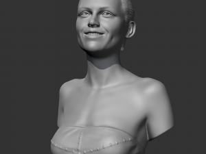 Kirsten dunst 3D print model Model do druku 3D