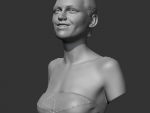 Kirsten dunst 3D print model Model do druku 3D