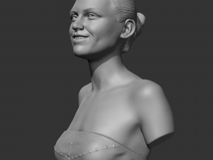 Kirsten dunst 3D print model Model do druku 3D