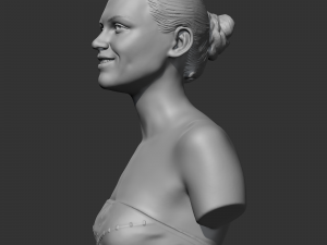 Kirsten dunst 3D print model Model do druku 3D