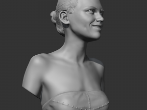 Kirsten dunst 3D print model Model do druku 3D