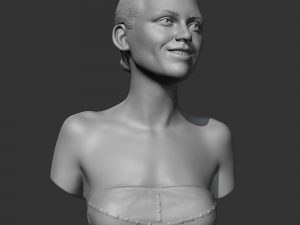 Kirsten dunst 3D print model Model do druku 3D