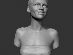 Kirsten dunst 3D print model Model do druku 3D