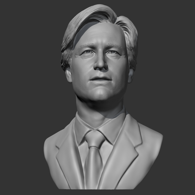 Bill Pullman 3D print model Model Cetak 3D .c4d .max .obj .3ds .fbx .stl .blend 