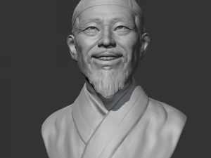 Model cetak 3D Yi Sun-sin Model Cetak 3D
