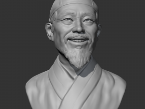 Yi Sun-sin 3D print model 3D Baskı Modeli