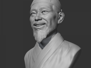 Yi Sun-sin 3D print model 3D Baskı Modeli