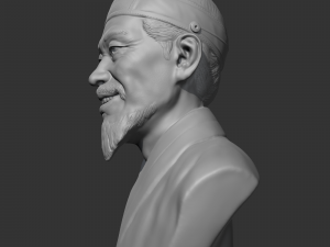 Yi Sun-sin 3D print model 3D Baskı Modeli
