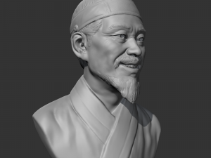 Yi Sun-sin 3D print model 3D Baskı Modeli