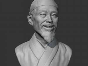 Yi Sun-sin 3D print model 3D Baskı Modeli