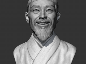Yi Sun-sin 3D print model 3D Baskı Modeli