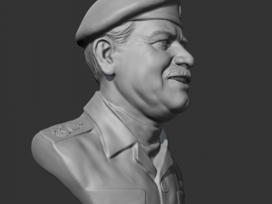 Saddam Hussein 3D print model 3D-printmodel