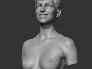 Anne Hathaway 3D print model 3Dプリントモデル