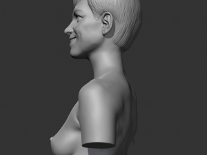 Anne Hathaway 3D print model 3Dプリントモデル