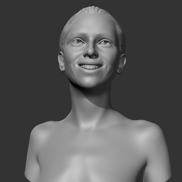 Scarlett Johansson 3D print model 3D Baskı Modeli .c4d .max .obj .3ds .fbx .stl .blend 