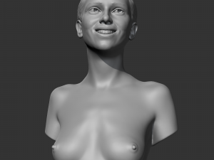 Scarlett Johansson 3D print model 3D Baskı Modeli