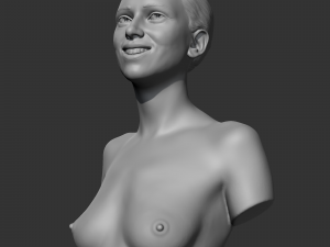 Scarlett Johansson 3D print model 3D Baskı Modeli