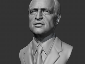 Marlon Brando 3D print model 3D Принт Модель